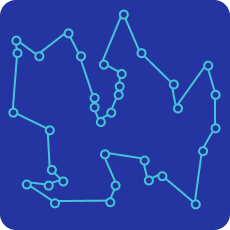 Image of the Travelling Salesman Problem (TSP).